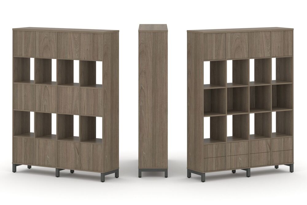 Набор стеллажа одностороннего, 5 ярусов