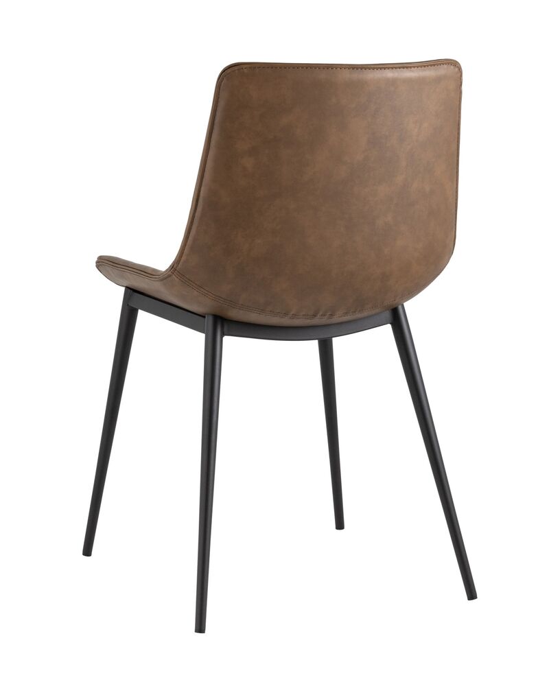 Стул TEXAS экокожа коричневый 2 шт.