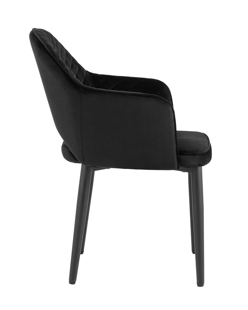 Стул Венера диамант велюр черный 2 шт