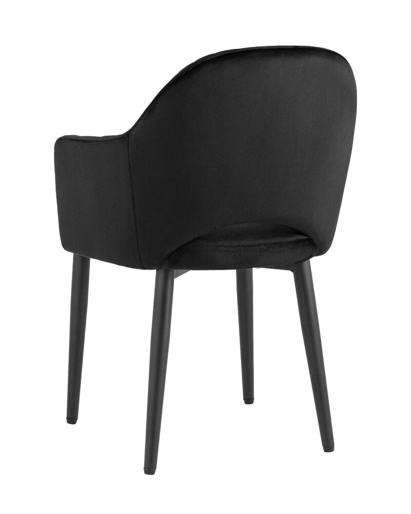 Стул Венера диамант велюр черный 2 шт