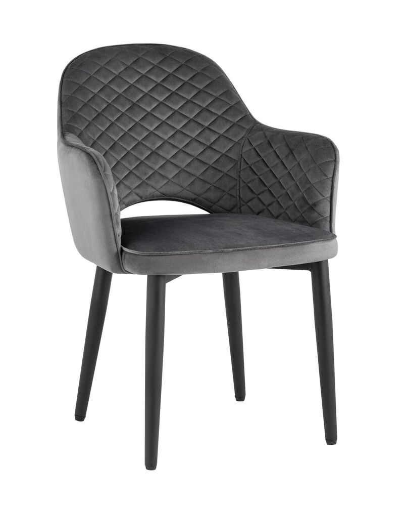 Стул Венера диамант велюр серый 2 шт