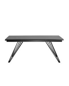 Стол обеденный Пандора раскладной 180-280*90 керамика темная