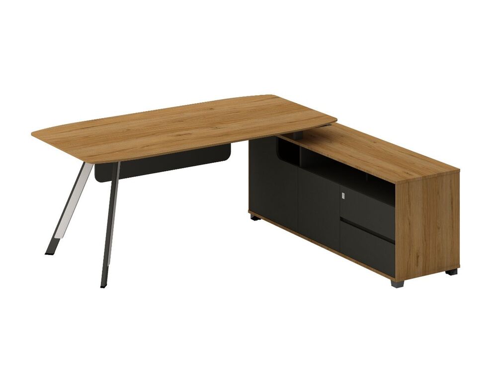 Стол на опорной тумбе (правый)