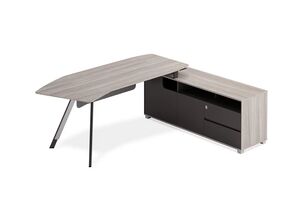 Стол на опорной тумбе (правый)