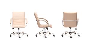 Кресло со средней спинкой на крестовине