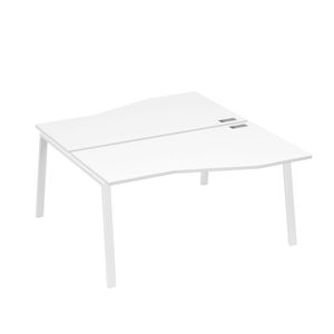 Рабочая станция (2х160) столы Техно на опорах TRE