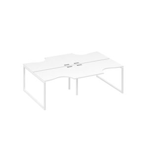 Рабочая станция столы (4х120) Классика опоры QUATTRO