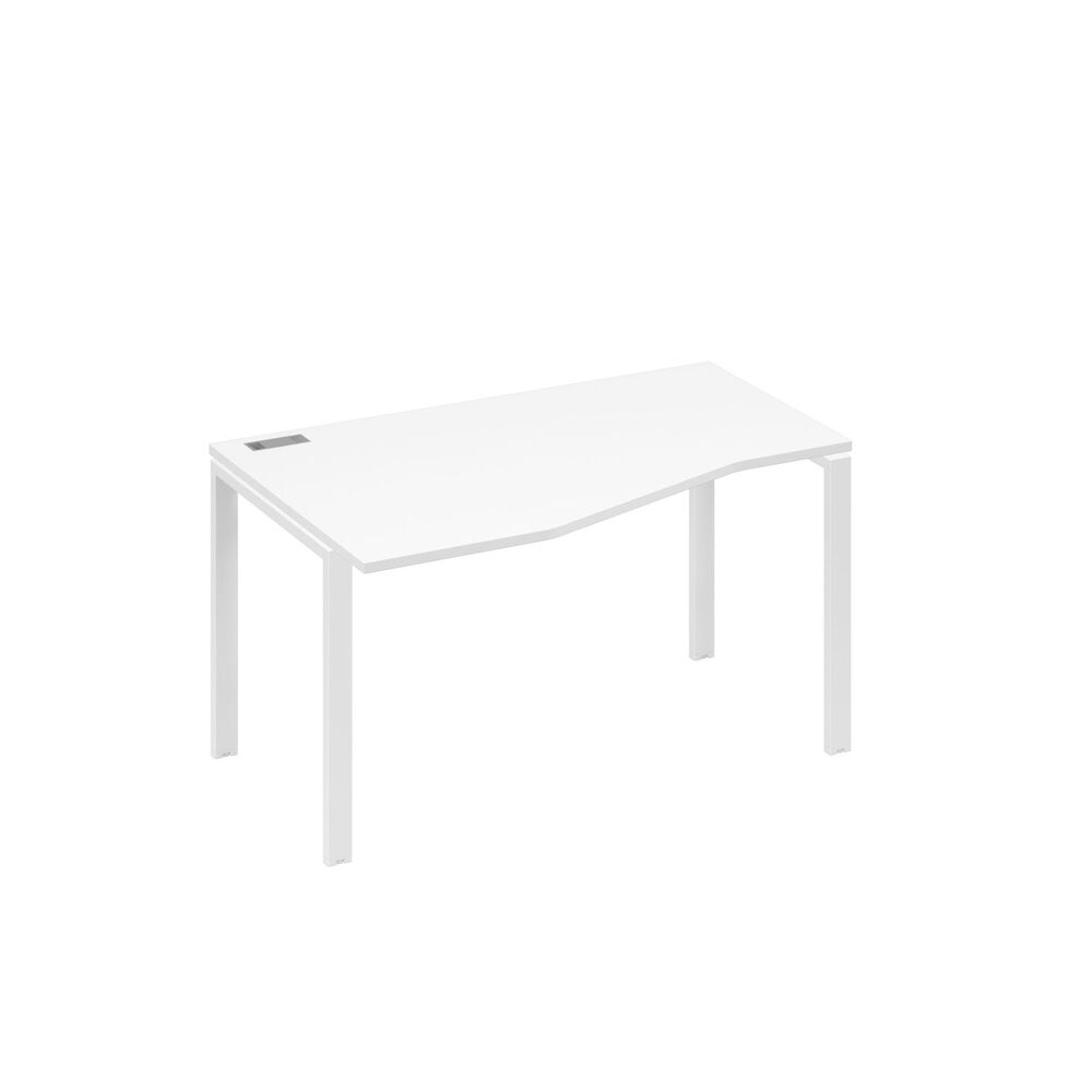 Стол эргономичный левый "Техно" на металлокаркасе UNO  