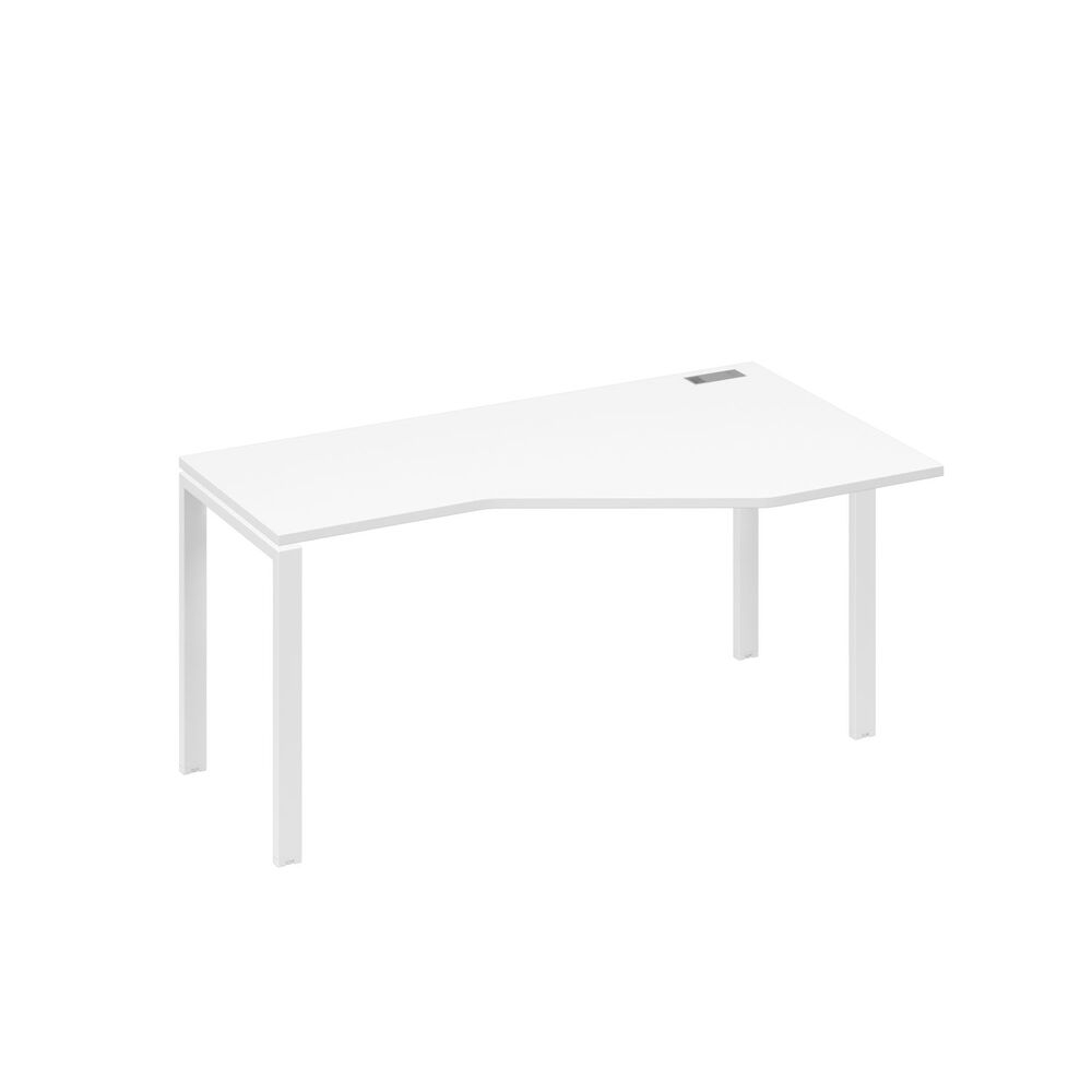 Стол эргономичный правый "Техно" на металлокаркасе UNO