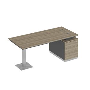 Стол на опорной тумбе для руководителя