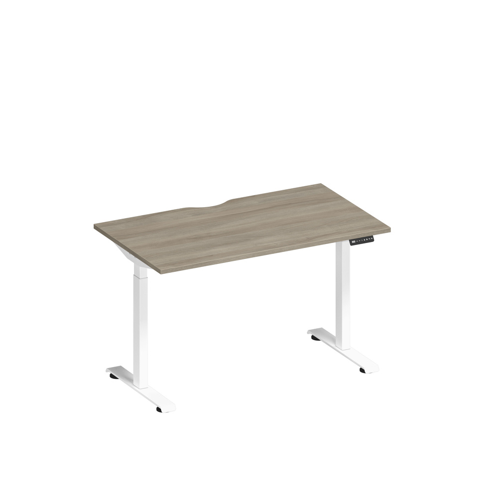 Стол письменный на электроприводе с вырезом