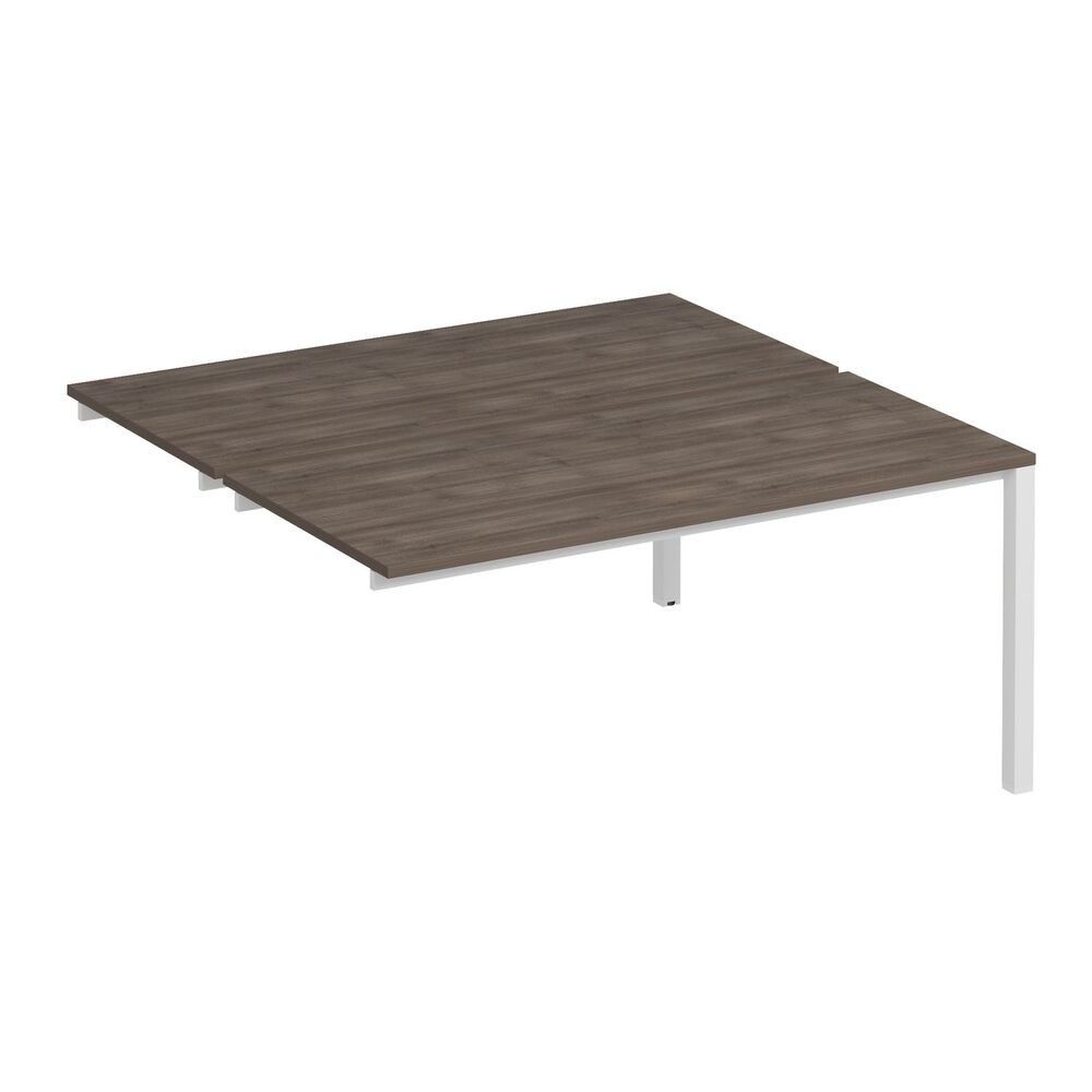 Секция стола рабочей станции на металлокаркасе КФ (2х160)