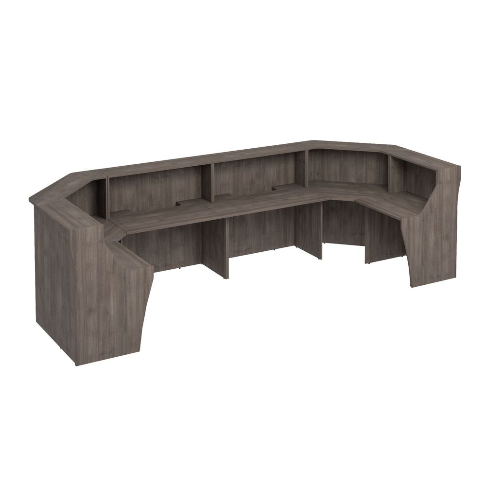 Стойка ресепшен П-образная с вырезом