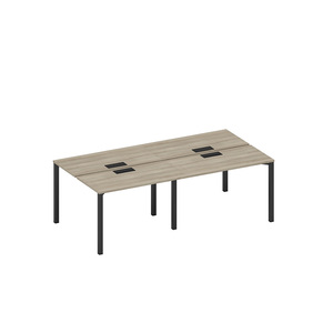 Рабочая станция на металлокаркасе, столешницы с заглушкой (4*120)