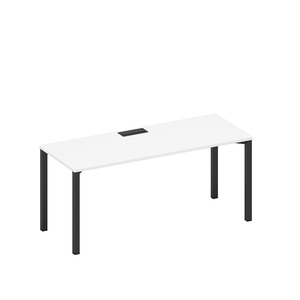 Стол письменный на металлокаркасе, столешница с заглушкой