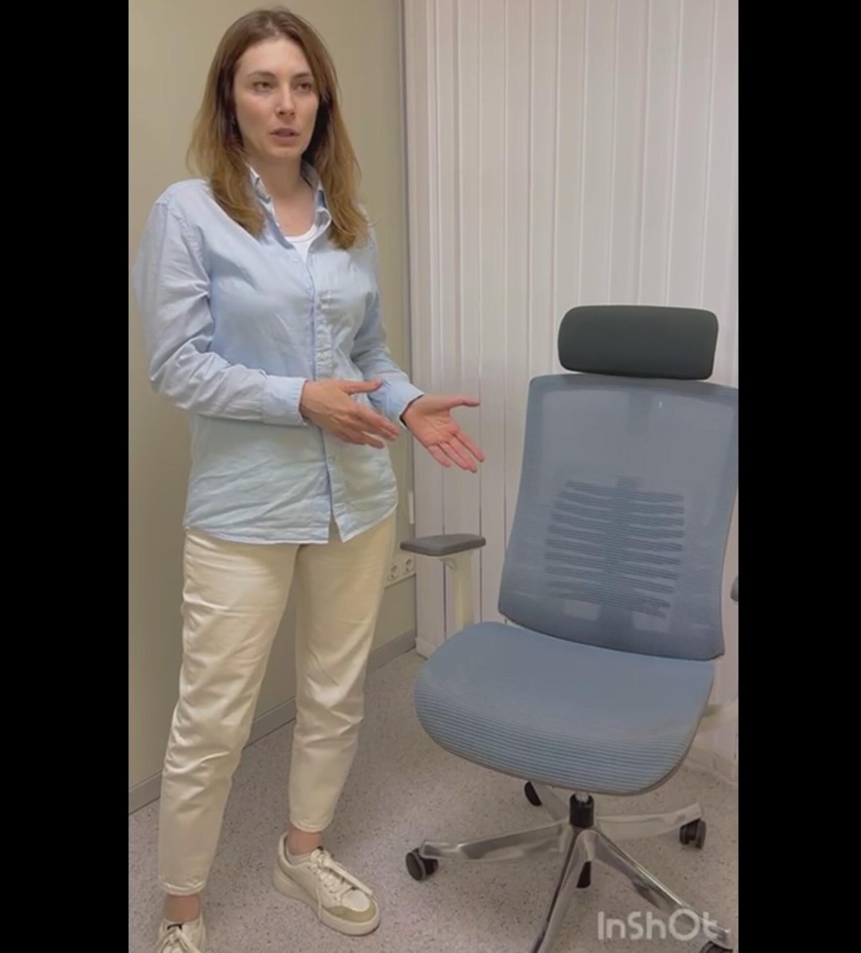 Кресло для персонала видео.